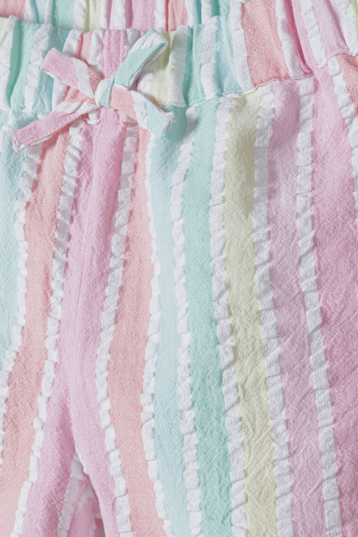 Striped Shorts, Pastel Rainbow, Bow Tie - 4