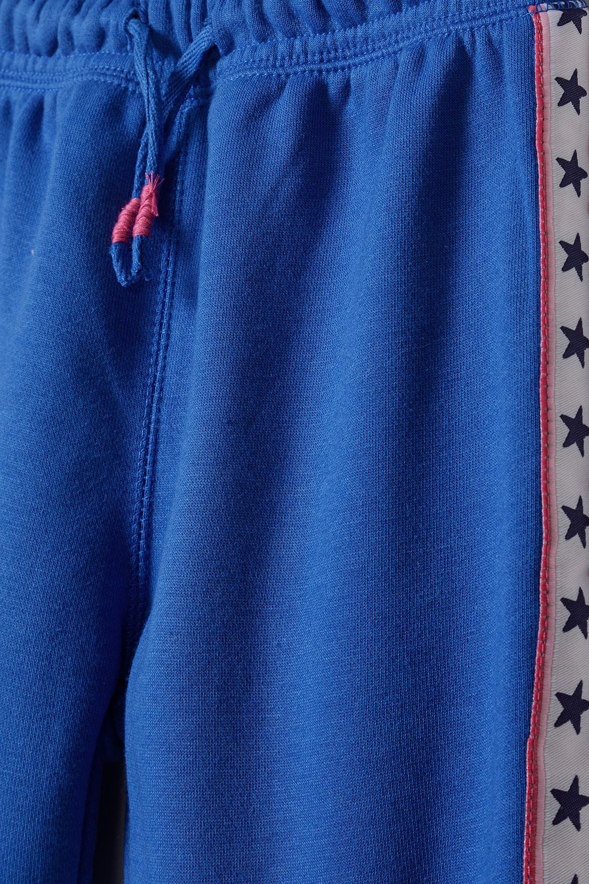 Fleece Joggers, Blue Star Tape, Drawstring - 4