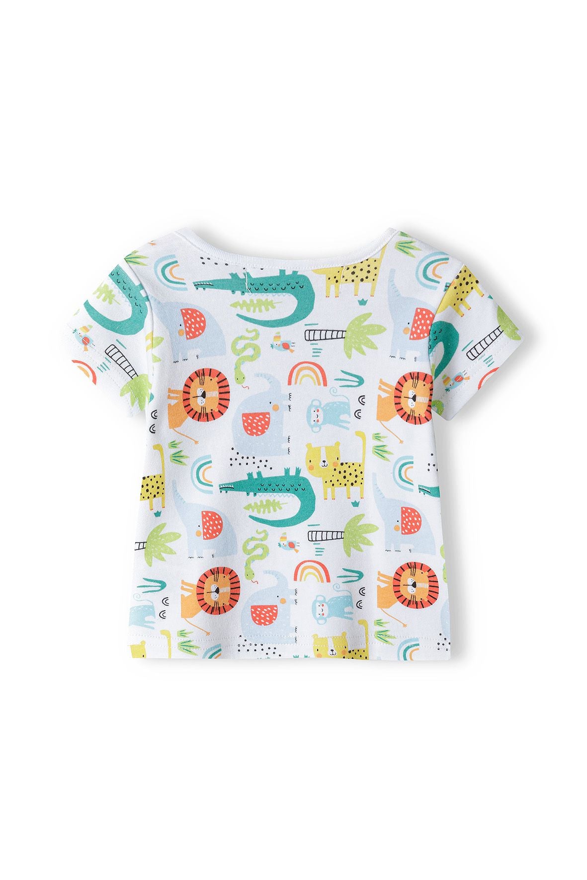 T-Shirts 2-Pack, Animal Print, White - 3
