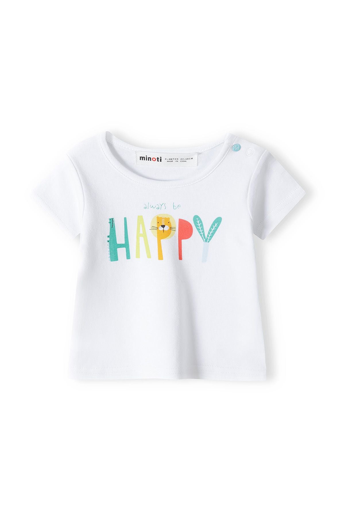 T-Shirts 2-Pack, Animal Print, White - 4