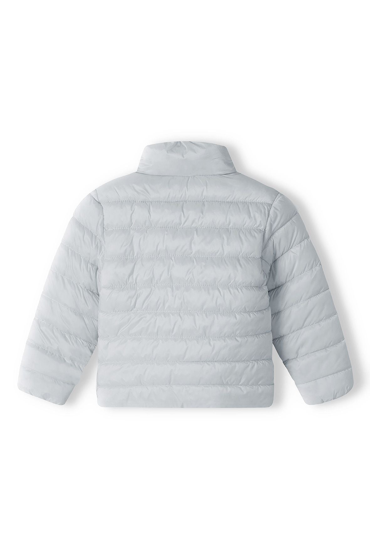 Quilted Puffer Jacket, Silver, Lightweight - 3