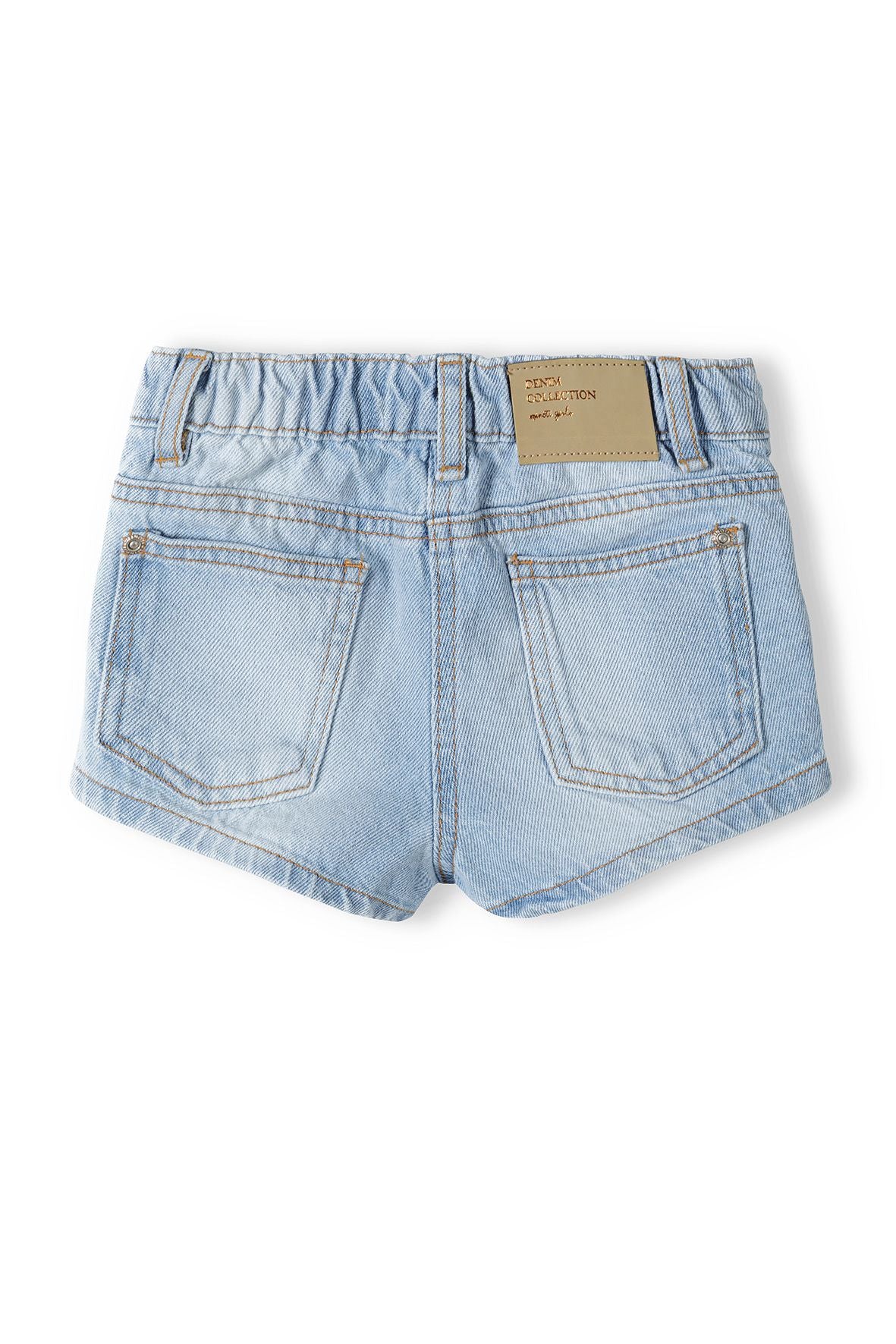 Denim Shorts Light Blue Rolled Hem - 2