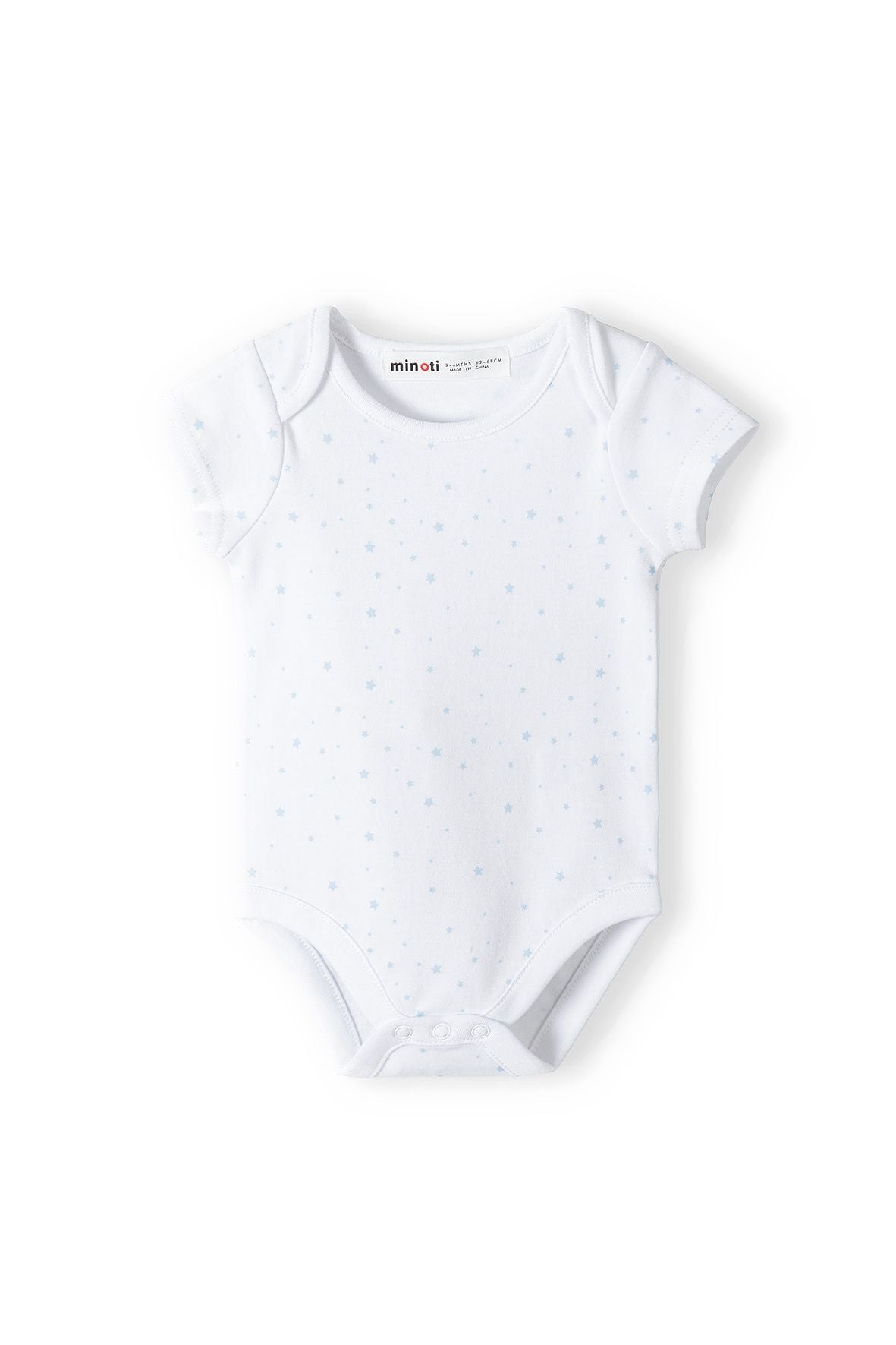 Short Sleeve Bodysuits 3-Pack, Blue, Stars & Stripes - 4