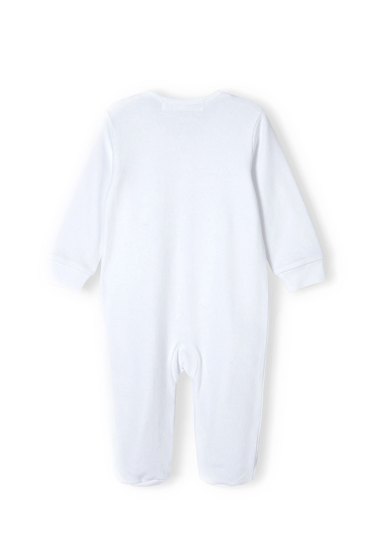 Baby Sleepsuits 3-Pack Long Sleeve White - 3