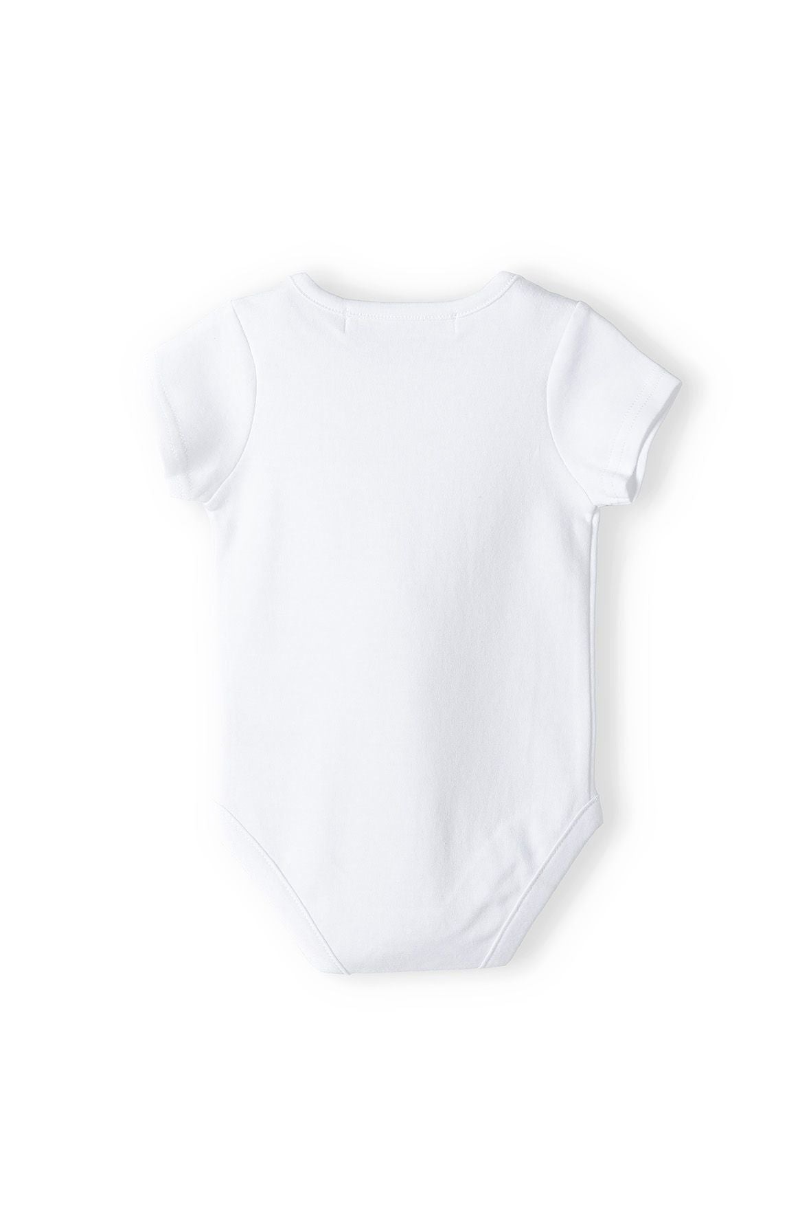 Short Sleeve Bodysuits 3-Pack, White - 3