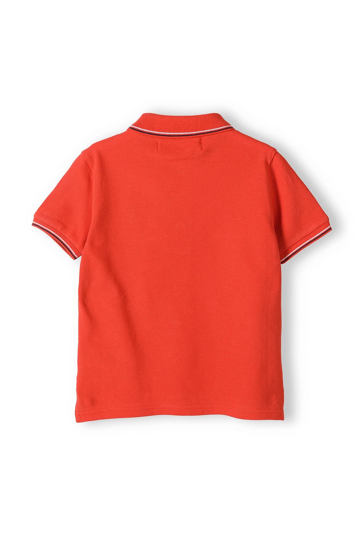 Polo Shirt Red Contrast Tipping - 3