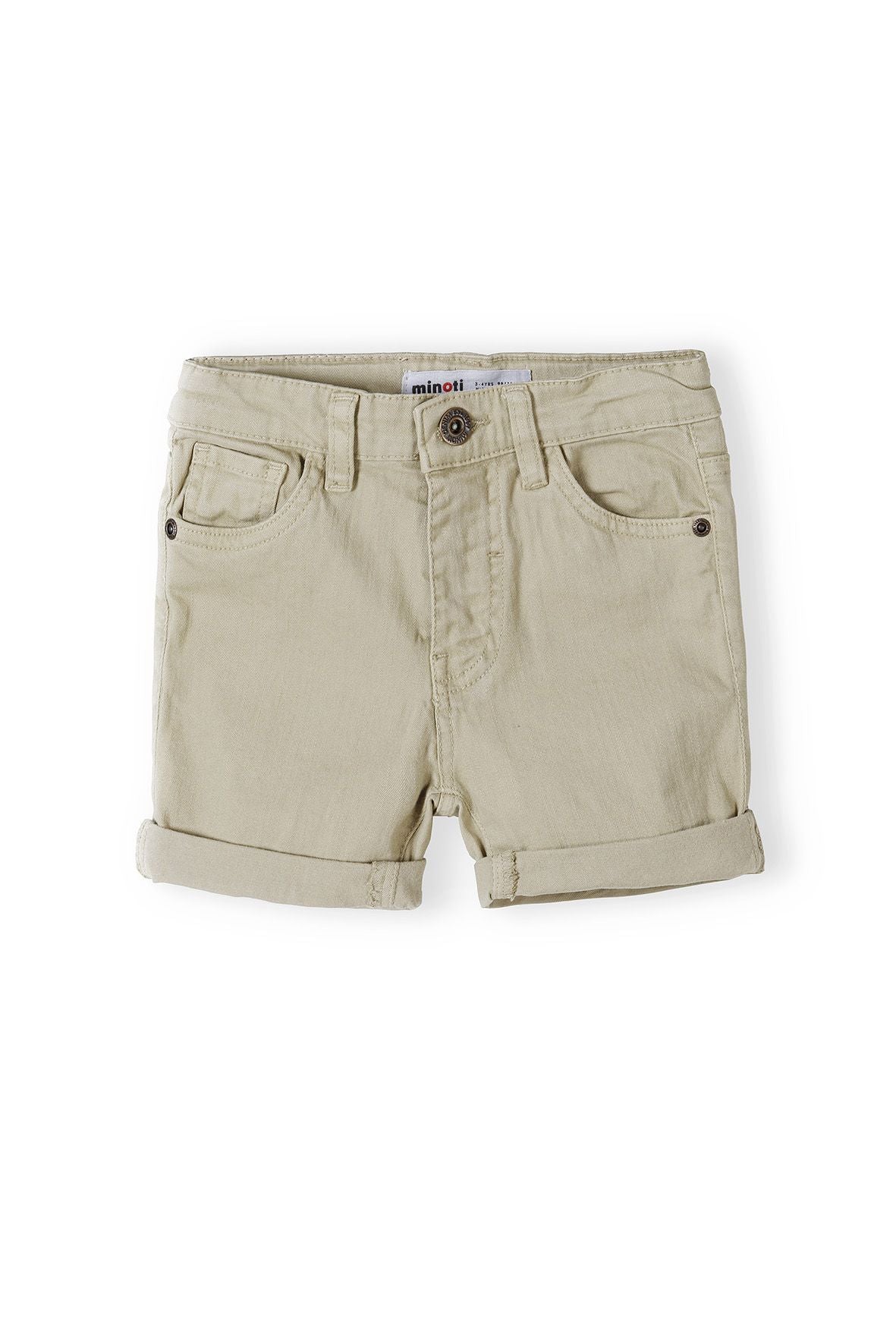 Twill Shorts Five Pocket, Beige - 2