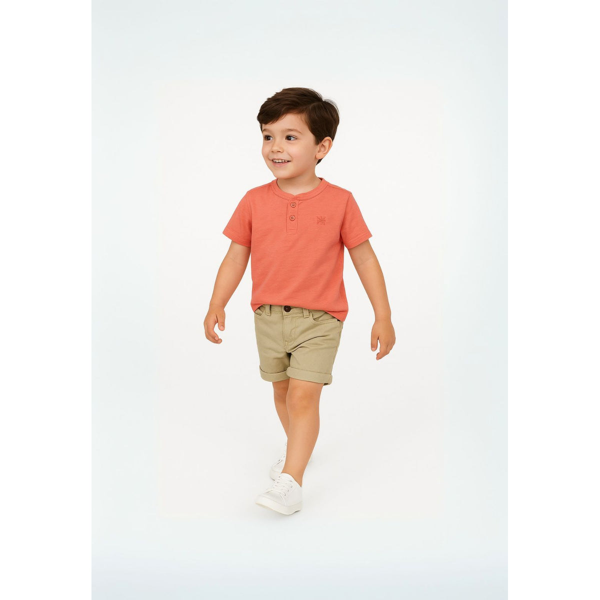 Boys' shorts in beige — complete product view for square Shop card