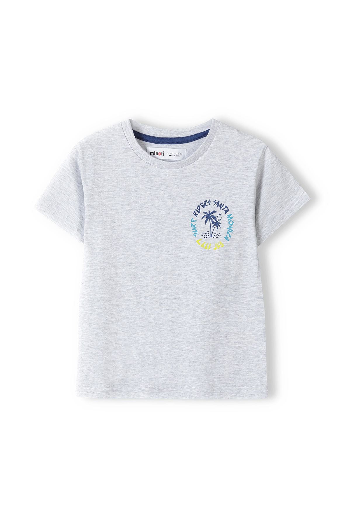 T-Shirts 3-Pack, Tropical Print, White Grey - 3