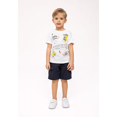 Boys' graphic t-shirt in white