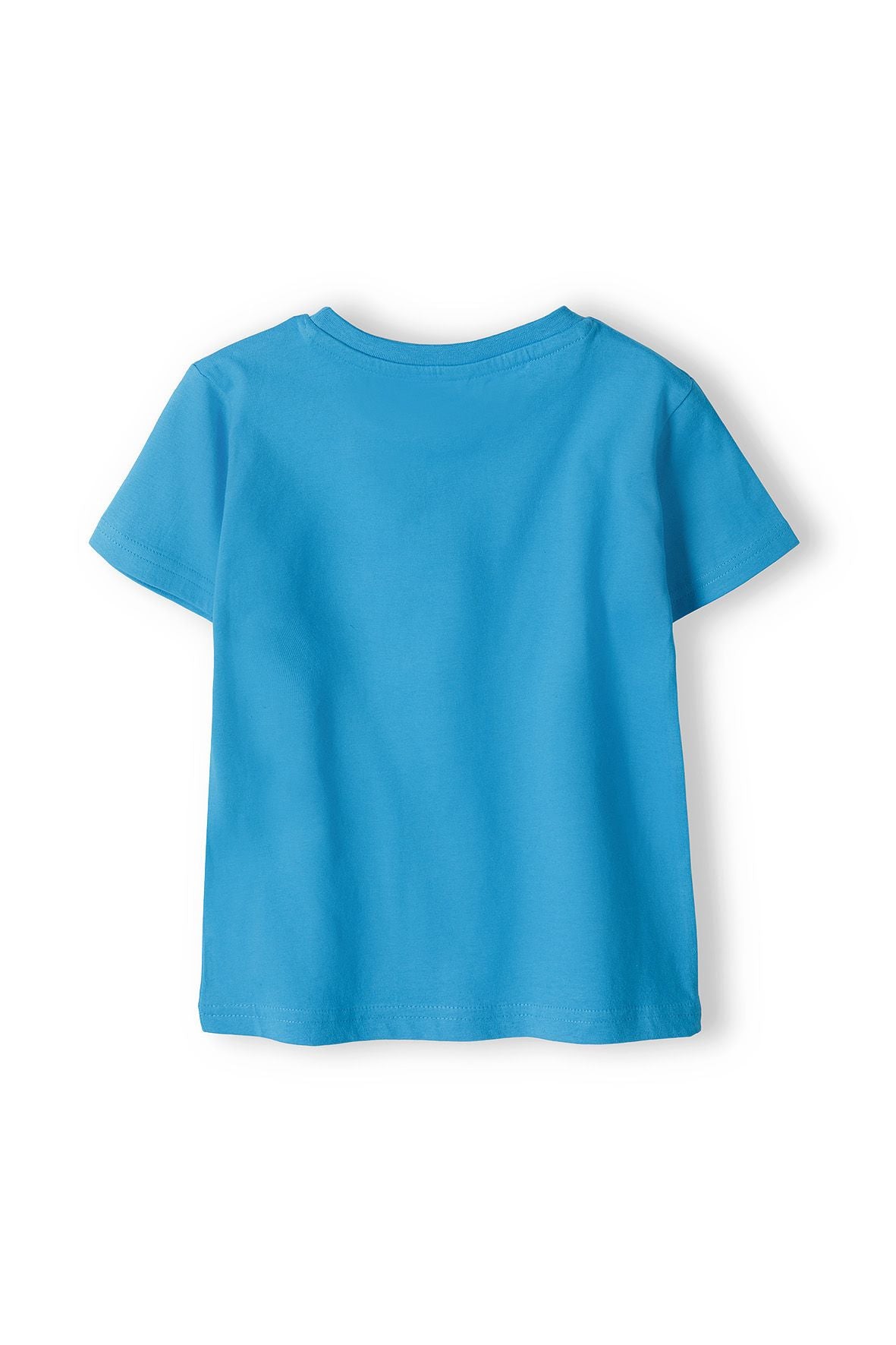 Short Sleeve T-Shirt, WHY! Print, Turquoise - 3
