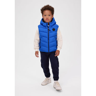 Hooded padded gilet — complete product view for square Shop card