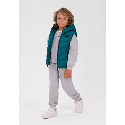 Hooded padded gilet — complete product view for square Shop card