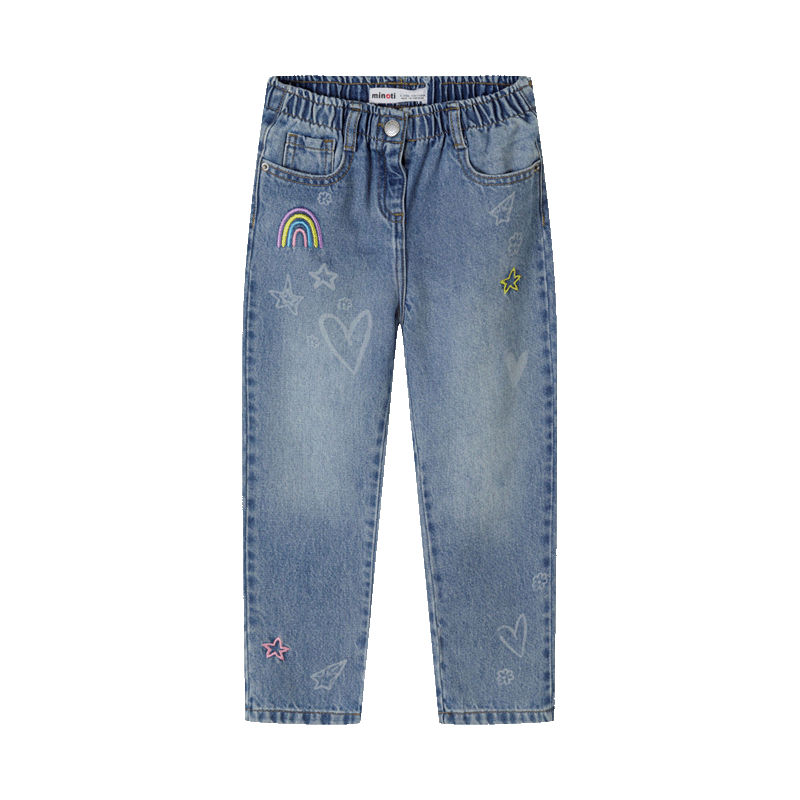 Spodnie jeans dla dziewczynki