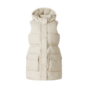 Hooded gilets for girls