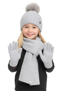 Zestaw zimowy: czapka, rękawiczki i szalik