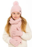 Zestaw zimowy: czapka, rękawiczki i szalik