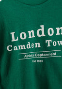 Girls navy Girls 3 pack long sleeve t-shirts front graphic prints