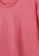 Girls pink Girls 5 pack plain long sleeve t-shirts