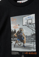 5er-Pack Langarm-T-Shirts mit Aufdruck