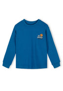 5er-Pack Langarm-T-Shirts mit Aufdruck