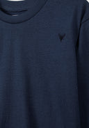 4er-Pack Langarm-T-Shirts mit Stickerei