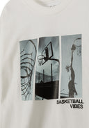 Boys 5 pack round neck long sleeve t shirts with prints 2-14y black featuring urban basketball graphics. Soft fabric ensures comfort.