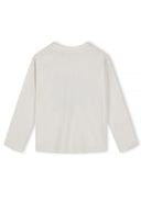 Boys 5 pack round neck long sleeve t shirts with prints 2-14y black, soft breathable fabric, classic round neckline, versatile style.