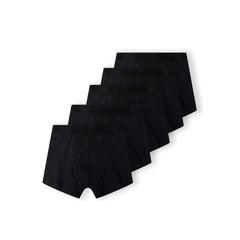 Men's boxer trunks 5-pack in black