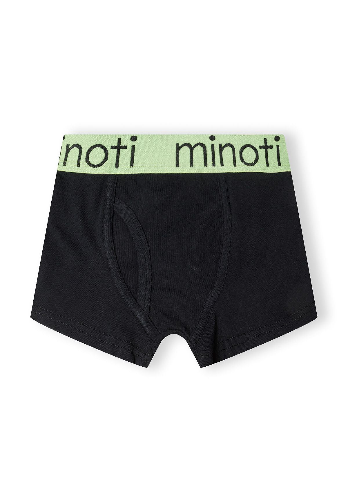 Boxer Trunks 10-Pack, Black, Branded Waistbands - 2
