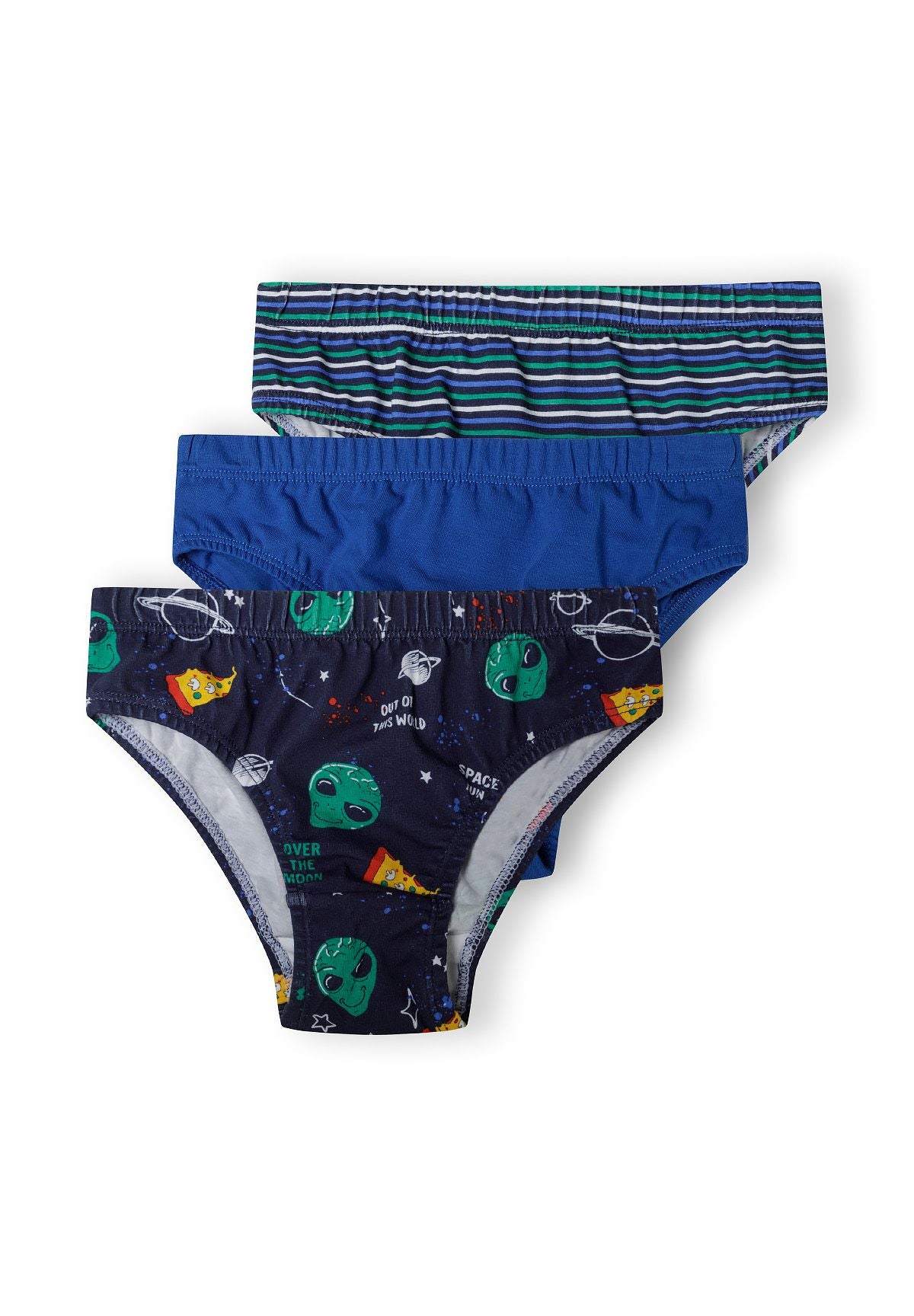 Briefs 3-Pack Space Planets Blue Navy - 1
