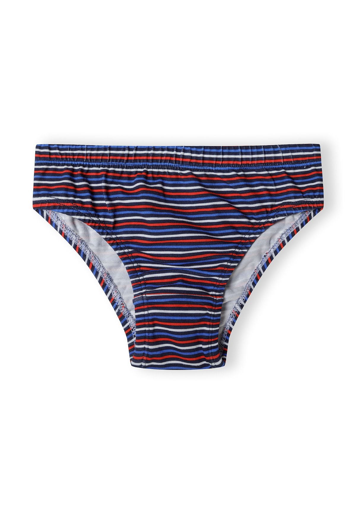 Boys Briefs 10-Pack Stars Stripe Navy Blue Red - 2