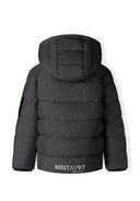 Kurtka ocieplana z odblaskowym nadrukiem