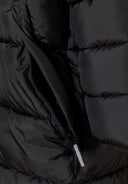 Długa kurtka z polarem i kieszeniami na zamek