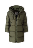 Długa kurtka z polarem i kieszeniami na zamek