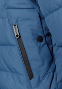 Kurtka ocieplana ze ściągaczami i kieszeniami na zamek