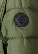 Kurtka ocieplana ze ściągaczami i kieszeniami na zamek