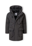 Ocieplana kurtka parka z kieszeniami i pikowaną podszewką