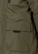 Ocieplana kurtka parka z kieszeniami i pikowaną podszewką