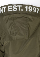 Ocieplana kurtka parka z kieszeniami i pikowaną podszewką