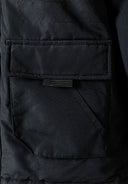 Ocieplana kurtka parka z kieszeniami i pikowaną podszewką