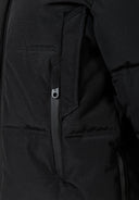 Boys black longer length padded jacket