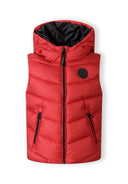 Bezrękawnik ocieplany z odblaskowym nadrukiem