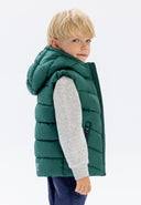 Ocieplany bezrękawnik z kapturem