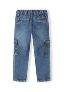 Spodnie jeans z kieszeniami cargo