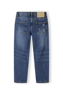 Spodnie jeans z przetarciami