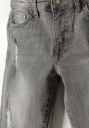 Spodnie jeans z przetarciami