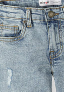 Spodnie jeans z przetarciami