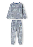Boys light-blue cuddle fleece raglan pyjama set 9m-8y light blue