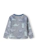 Boys light-blue cuddle fleece raglan pyjama set 9m-8y light blue